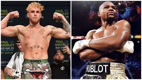 jake paul and floyd mayweather.